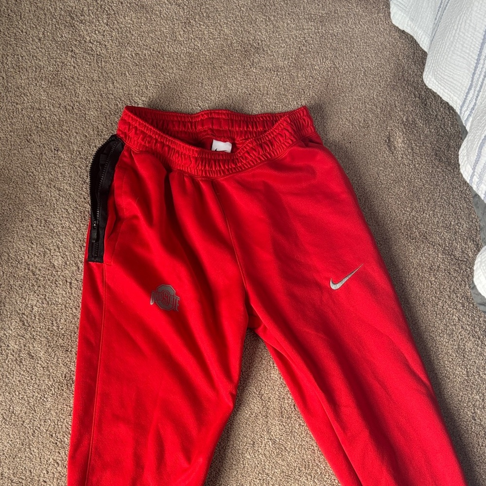 Nike Red Sweatpants Ohio state